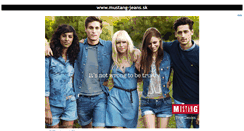 Desktop Screenshot of mustang-jeans.sk